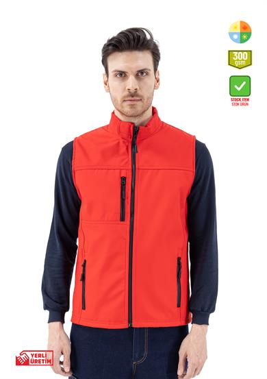 Dark Vest Red