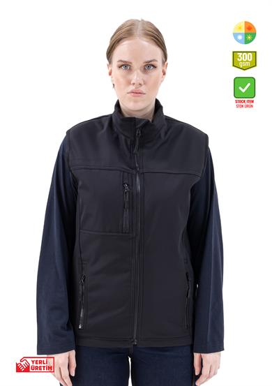 Dark Softshell Yelek Siyah