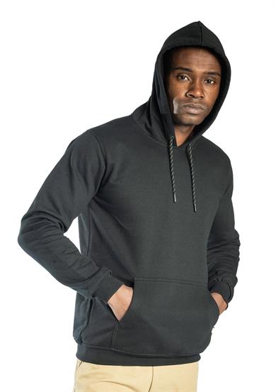 Elegans Kapüşonlu Sweatshirt Siyah