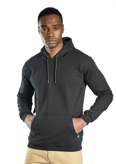 Elegans Kapüşonlu Sweatshirt Siyah