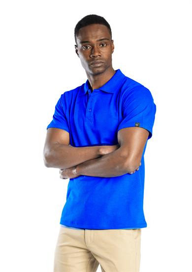 Elegans Polo Pike T-Shirt Saks Mavi
