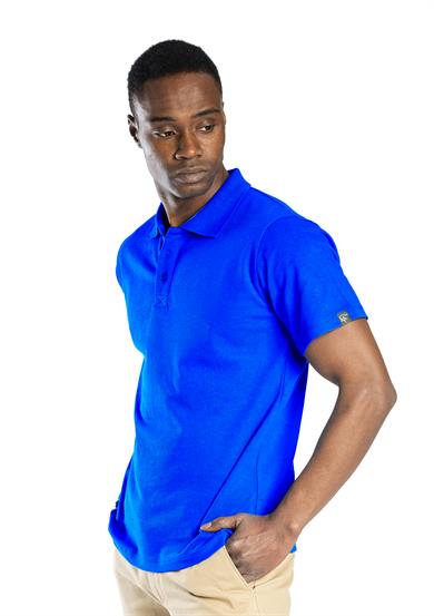 Elegans Polo Pike T-Shirt Saks Mavi