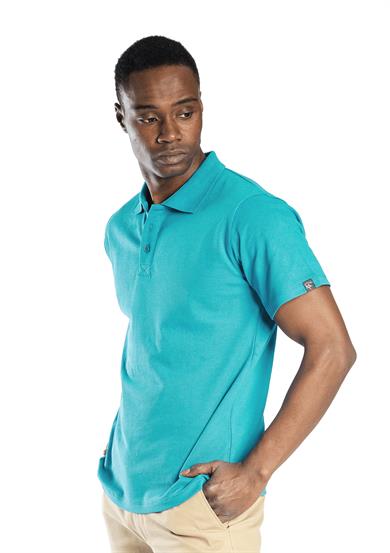 Elegans Polo Pike T-Shirt Turkuaz
