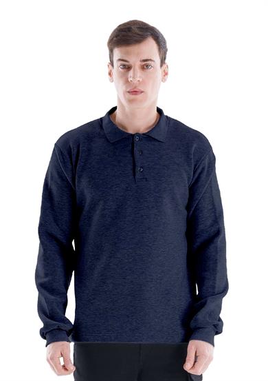 Elegans Polo Sweatshirt Antrasit