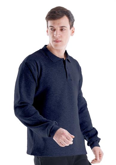 Elegans Polo Sweatshirt Antrasit