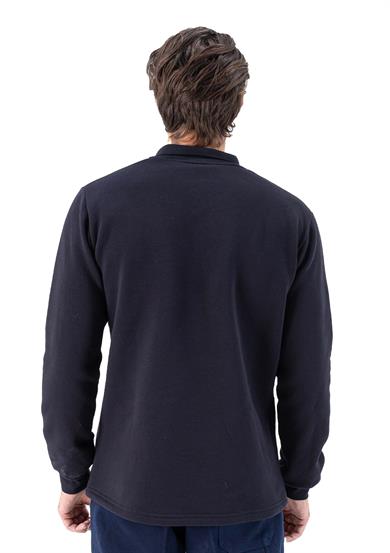 Elegans Polo Sweatshirt Lacivert