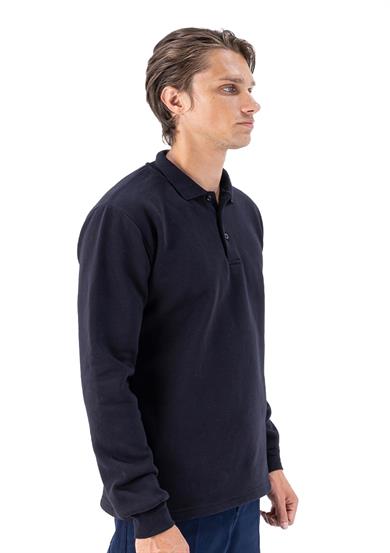 Elegans Polo Sweatshirt Lacivert