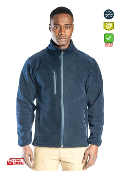 King Fleece Jacket Navy Blue