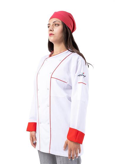 Klasik Aşçı Ceketi Beyaz 