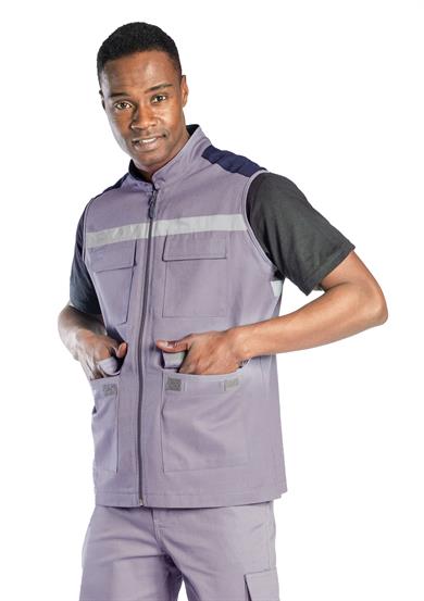 Oscarthin Yelek Gri - Saks