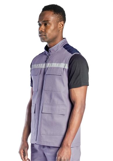 Oscarthin Yelek Gri - Saks