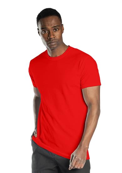 Regular Basic Round-Neck T-Shirt Red
