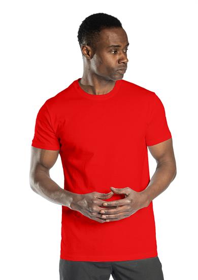 Regular Basic Round-Neck T-Shirt Red