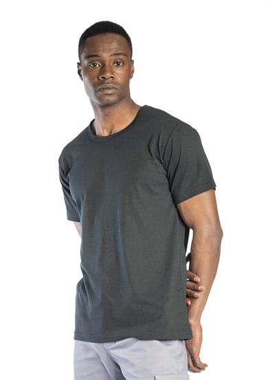 Regular Basic Bisiklet Yaka T-Shirt Siyah