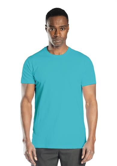 Regular Basic Bisiklet Yaka T-Shirt Turkuaz