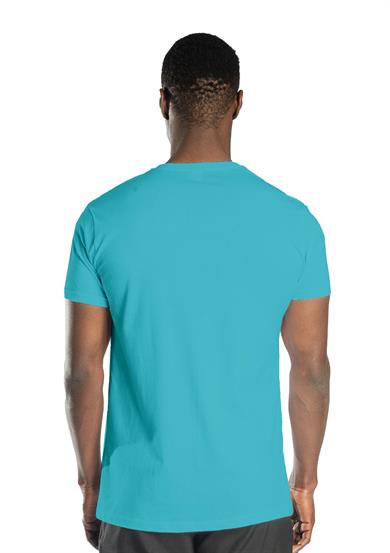 Regular Basic Bisiklet Yaka T-Shirt Turkuaz