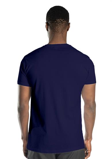 Regular Bisiklet Yaka T-Shirt Lacivert 