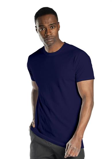 Regular Bisiklet Yaka T-Shirt Lacivert 
