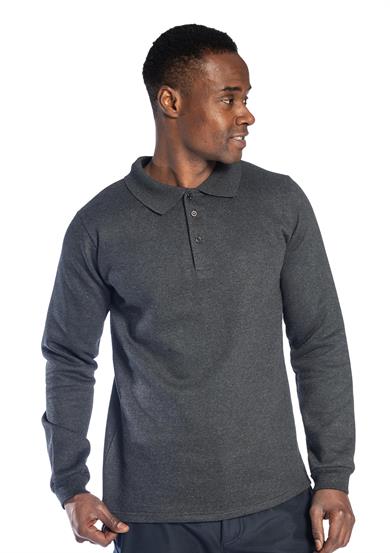 Regular Polo Sweatshirt Antrasit