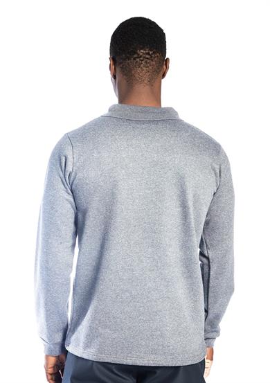 Regular Polo Sweatshirt Gri