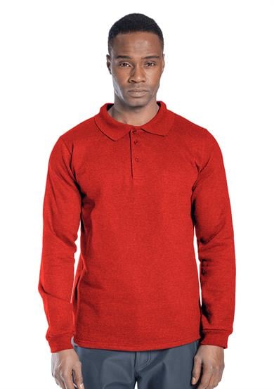 Regular Polo Sweatshirt Kırmızı