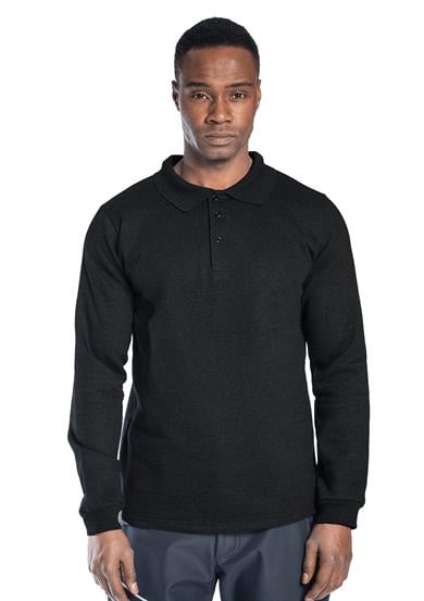 Regular Polo Sweatshirt Siyah