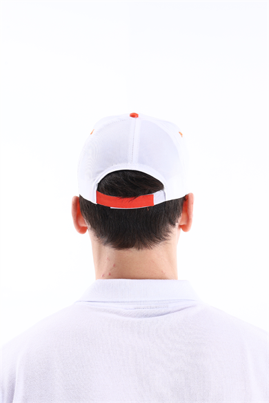 Regular Şapka Kırmızı - Beyaz