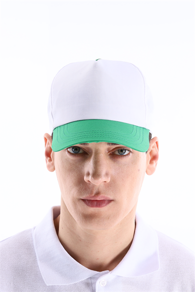 Regular Şapka Yeşil - Beyaz