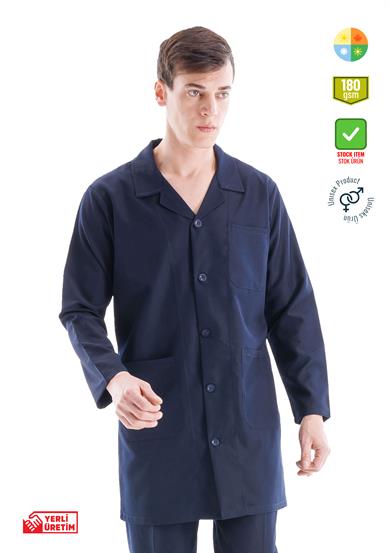 Unisex İş Önlüğü Lacivert