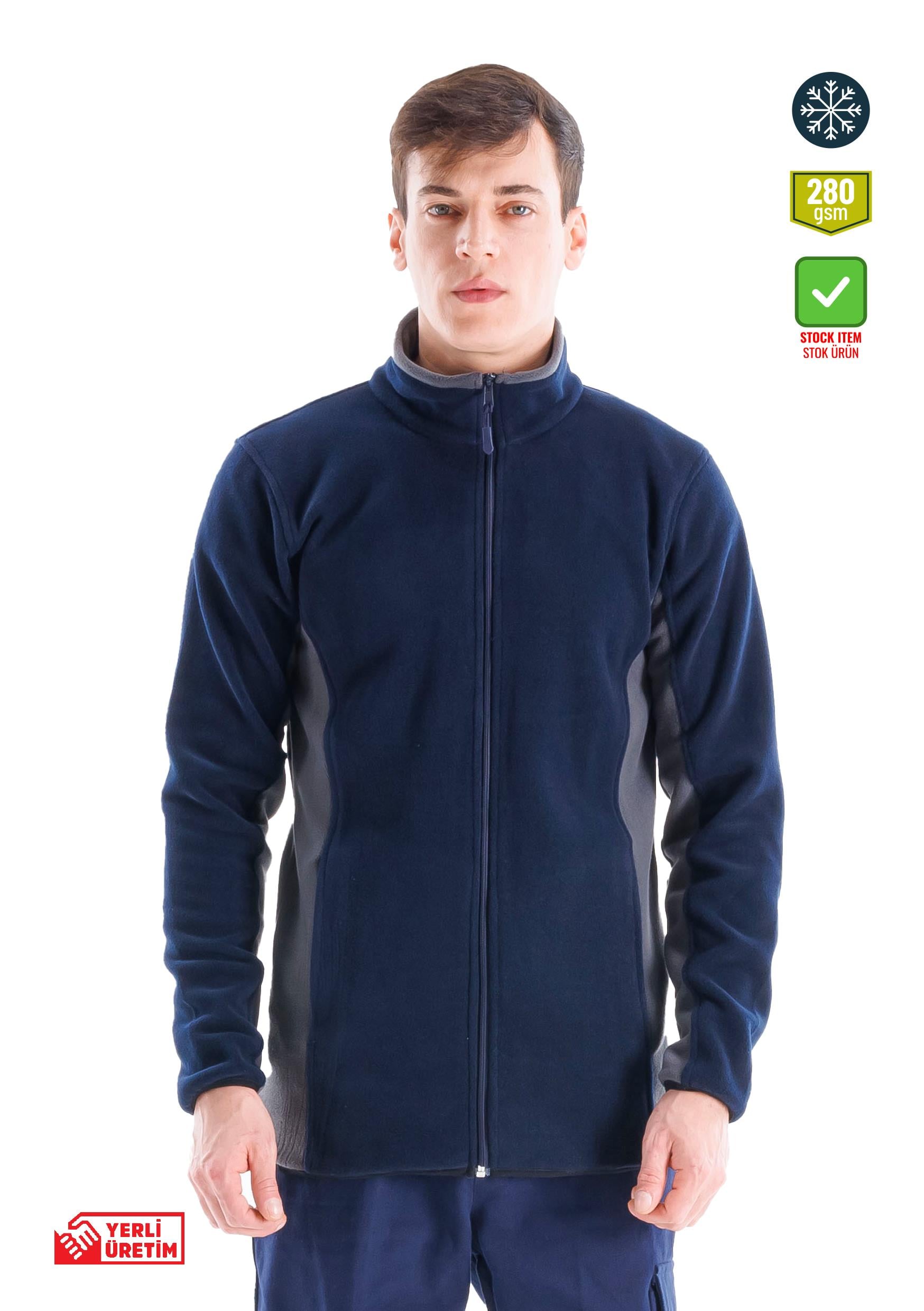 Alp Polar Ceket Lacivert - Gri, Alp Polar Ceket Lacivert - Gri - Concept Alina (İş Elbisesi, İş Kıyafetleri, Yanmaz İş Elbisesi, Yanmaz İş Kıyafeti, Alev Almaz İş Elbisesi, Toptan, Üreticileri, İmalatçıları, Konya, İstanbul, Kocaceli, Gebze), Polar İş Elbiseleri