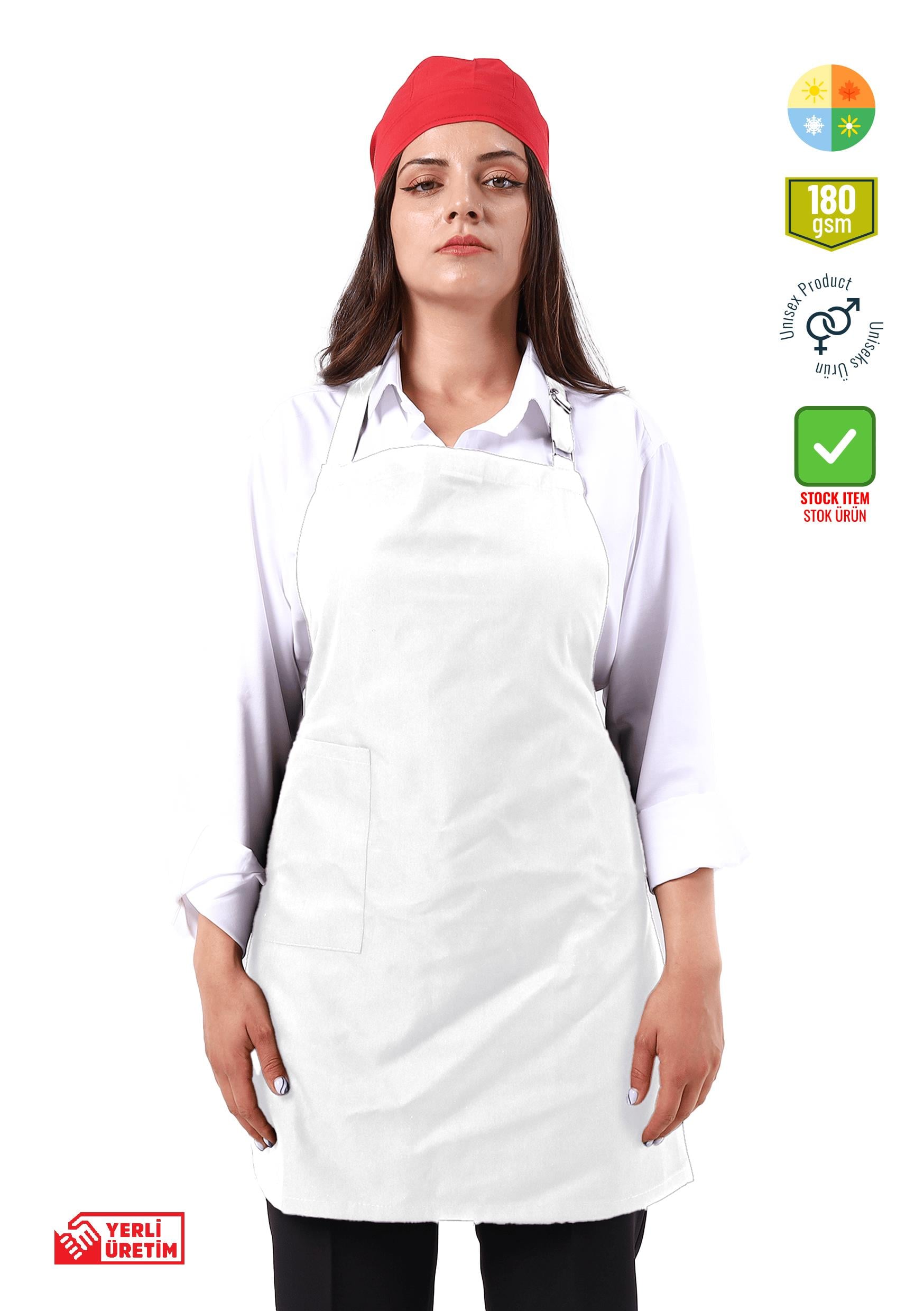 Boydan Önlük Beyaz, Boydan Önlük Beyaz - Concept Alina (İş Elbisesi, İş Kıyafetleri, Yanmaz İş Elbisesi, Yanmaz İş Kıyafeti, Alev Almaz İş Elbisesi, Toptan, Üreticileri, İmalatçıları, Konya, İstanbul, Kocaceli, Gebze), Aşçı-Garson Kıyafetleri