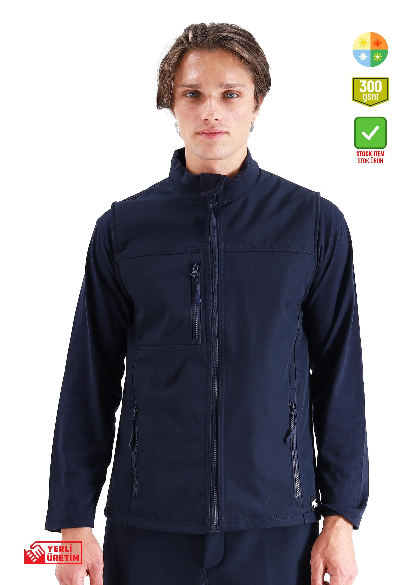 Dark Vest Navy Blue, , Alev Almaz Ürünler