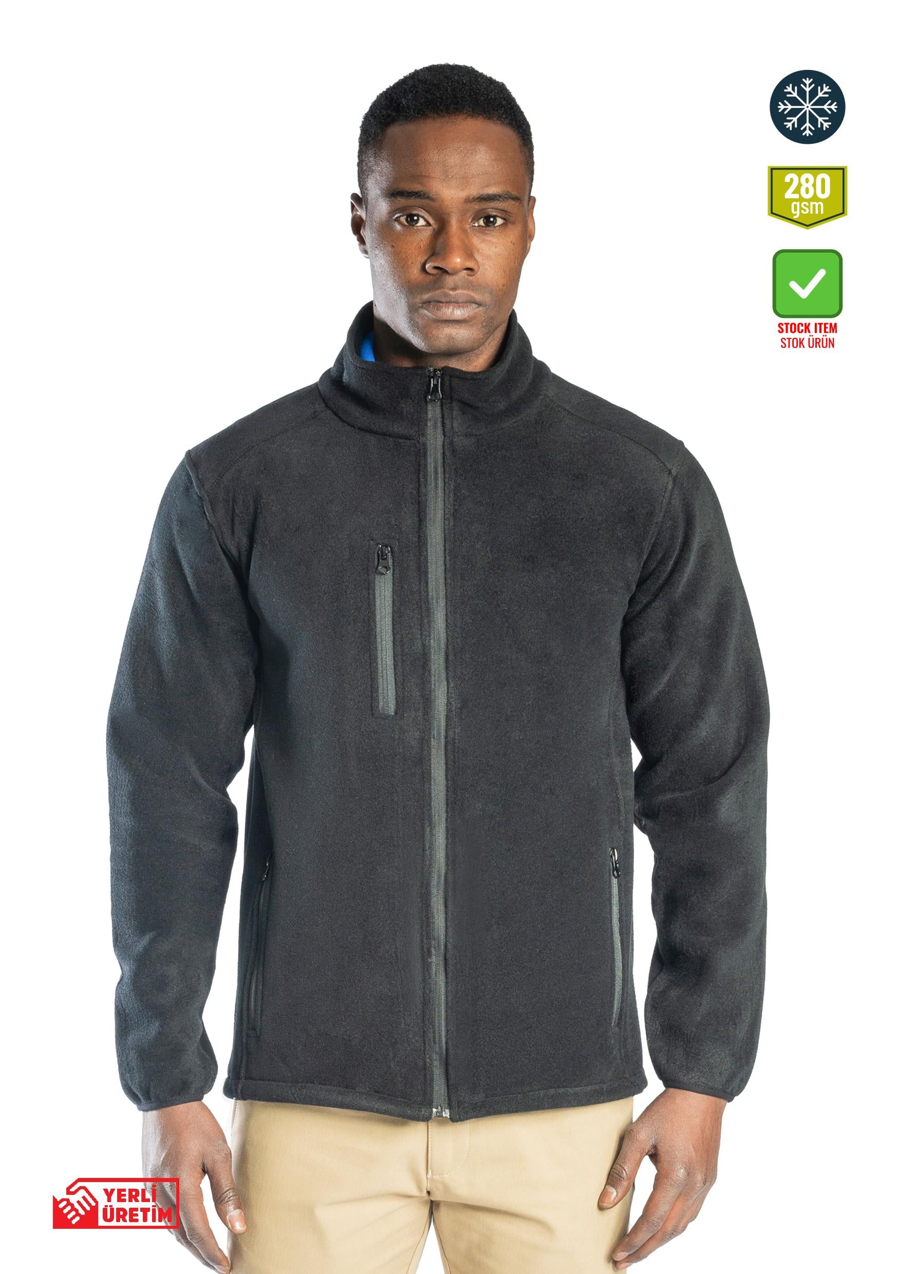 King Fleece Jacket Black , , Fleece Jacket