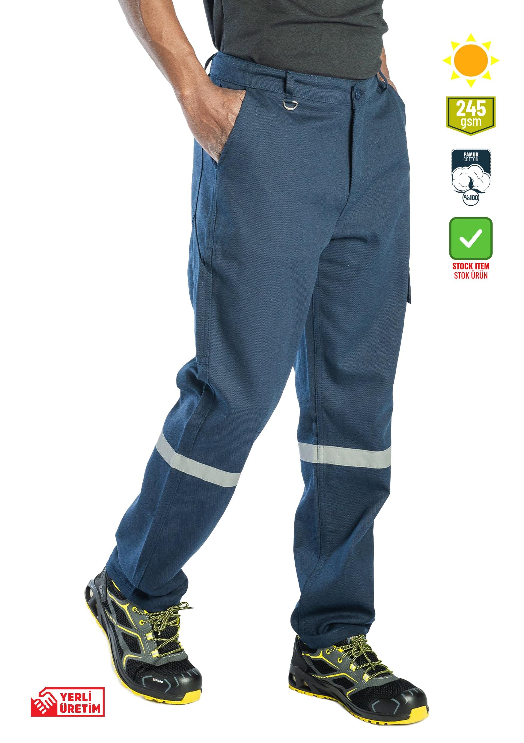 Oscarthin Trouser Navy Blue , , Work Trouser