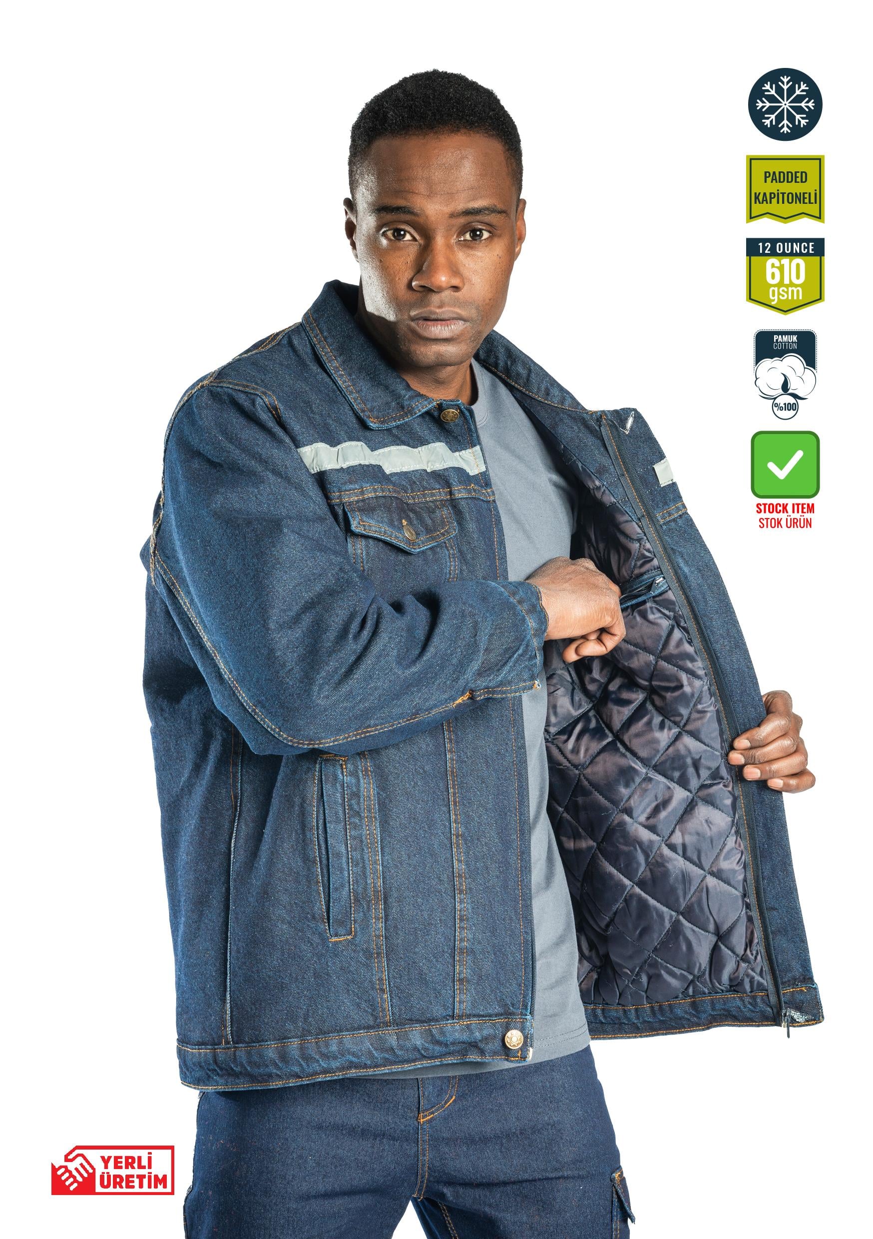 Ranger Kapitoneli Kot Mont, Ranger Kapitoneli Kot Mont - Concept Alina (İş Elbisesi, İş Kıyafetleri, Yanmaz İş Elbisesi, Yanmaz İş Kıyafeti, Alev Almaz İş Elbisesi, Toptan, Üreticileri, İmalatçıları, Konya, İstanbul, Kocaceli, Gebze), Denim (Kot) Ürünleri