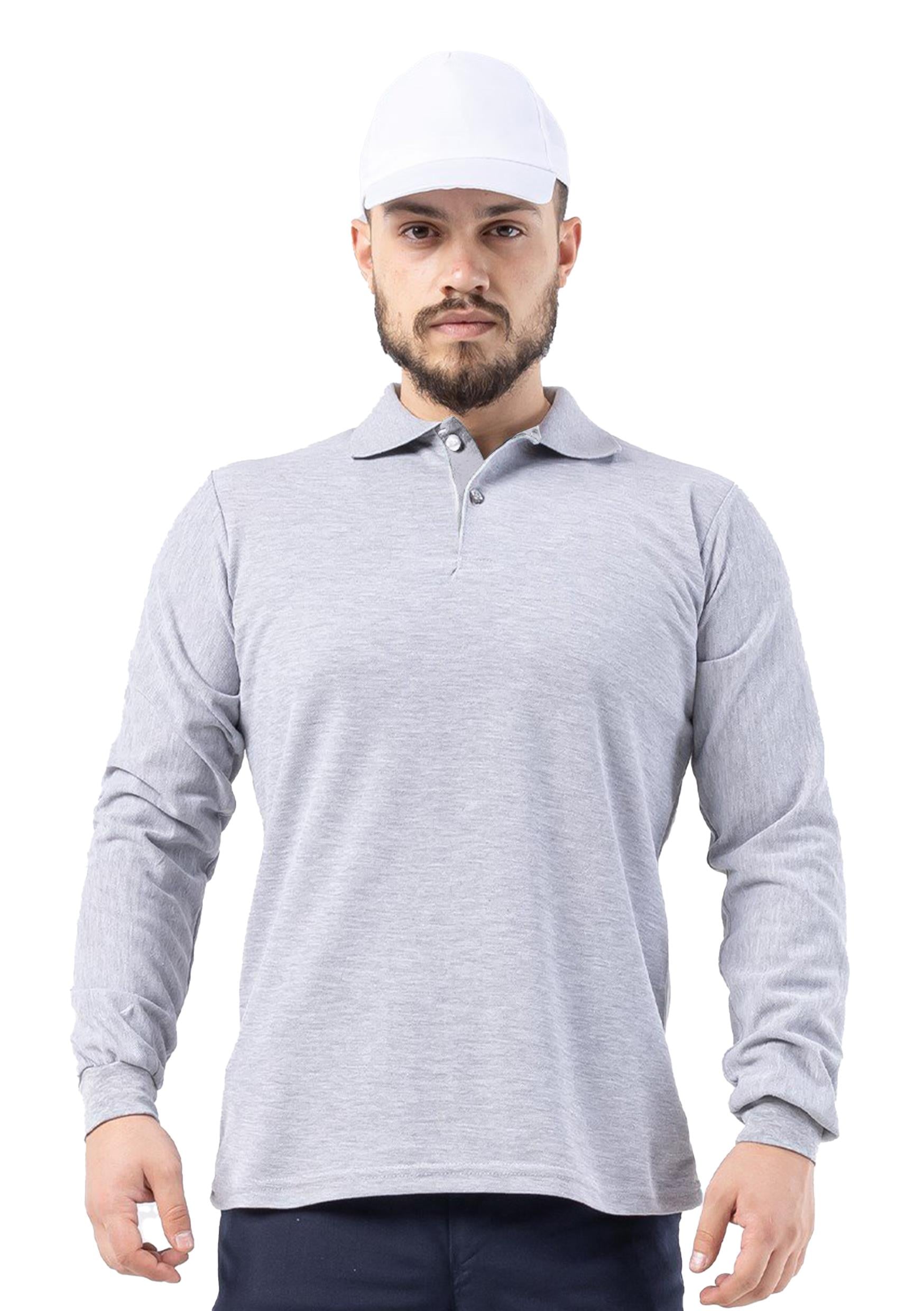 Regular Polo Pike Uzun Kol T-Shirt Gri, Regular Polo Pike Uzun Kol T-Shirt Gri - Concept Alina (İş Elbisesi, İş Kıyafetleri, Yanmaz İş Elbisesi, Yanmaz İş Kıyafeti, Alev Almaz İş Elbisesi, Toptan, Üreticileri, İmalatçıları, Konya, İstanbul, Kocaceli, Gebze), T-Shirt