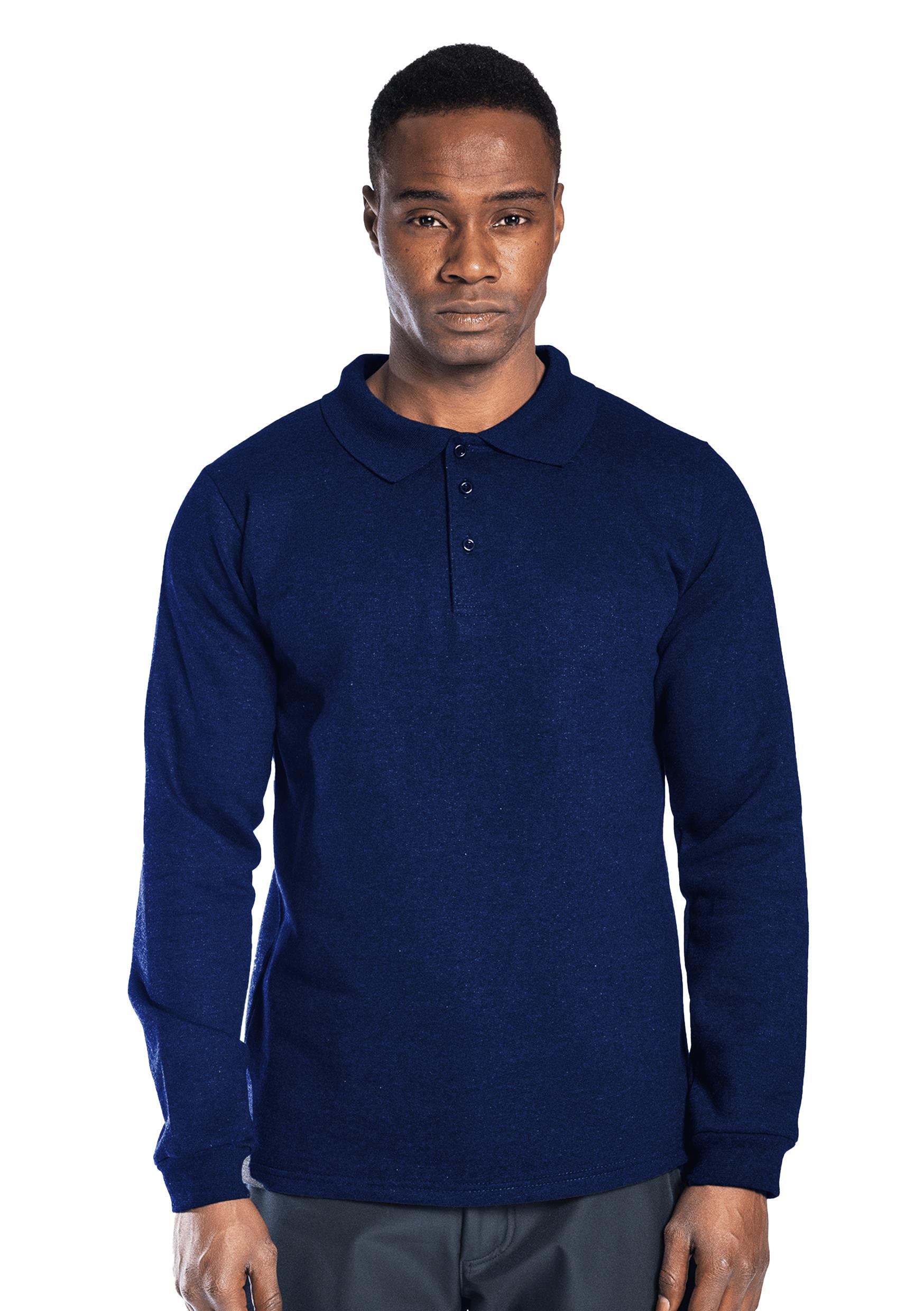 Regular Polo Sweatshirt Lacivert, , Polo Yaka Sweatshirt