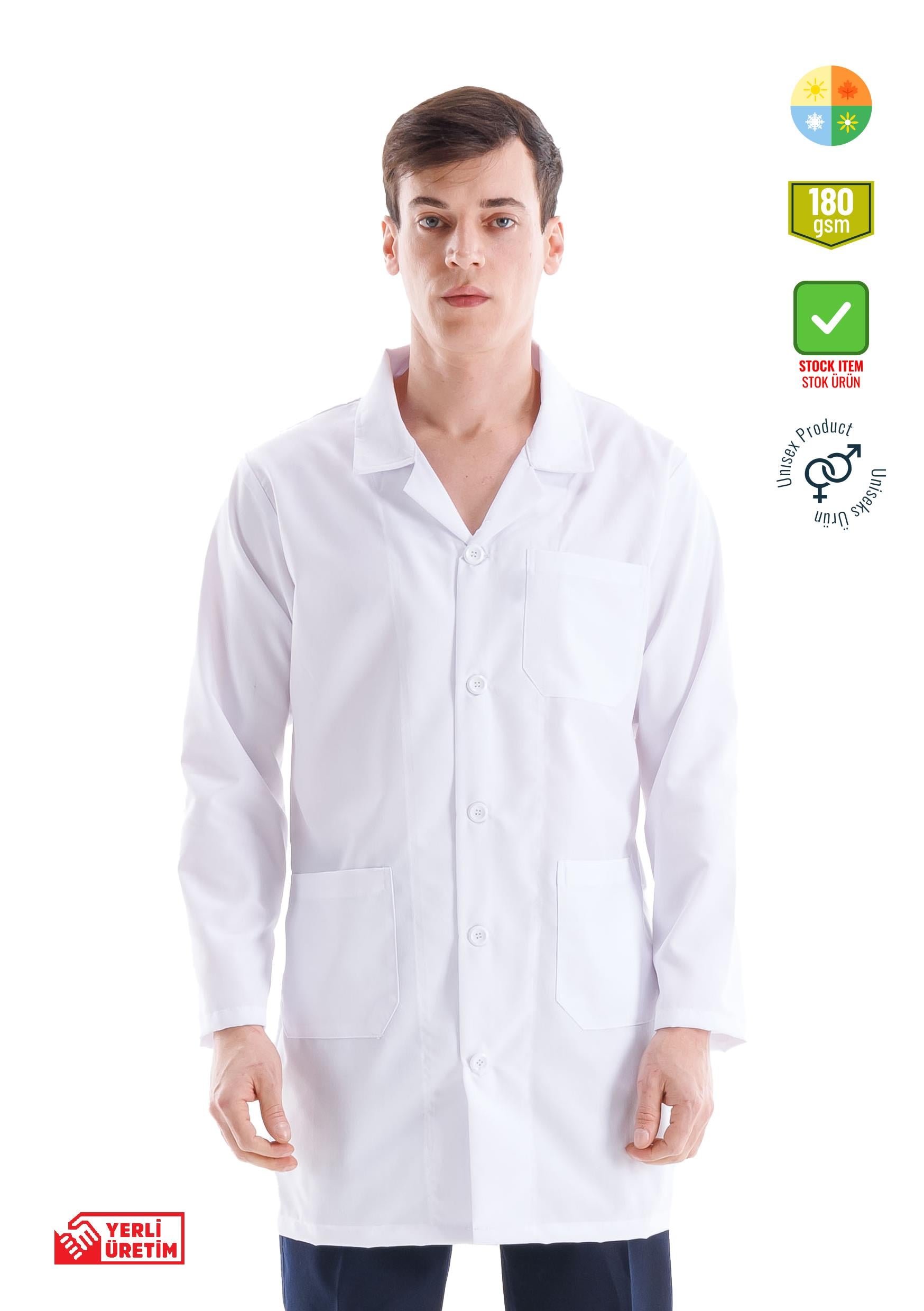 Unisex İş Önlüğü Beyaz, Unisex İş Önlüğü Beyaz - Concept Alina (İş Elbisesi, İş Kıyafetleri, Yanmaz İş Elbisesi, Yanmaz İş Kıyafeti, Alev Almaz İş Elbisesi, Toptan, Üreticileri, İmalatçıları, Konya, İstanbul, Kocaceli, Gebze), Aşçı-Garson Kıyafetleri