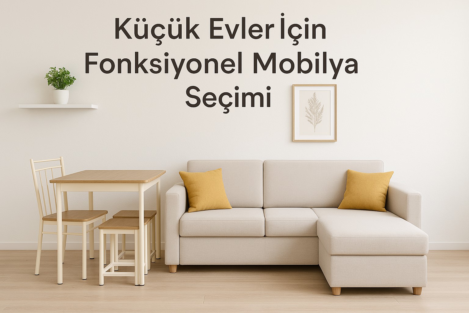 Dar Alanlar İçin Fonksiyonel Mobilyalar