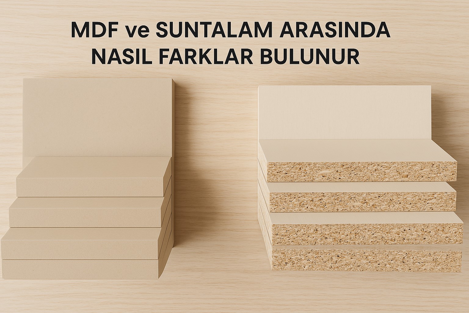 MDF suntalam arasındaki fark