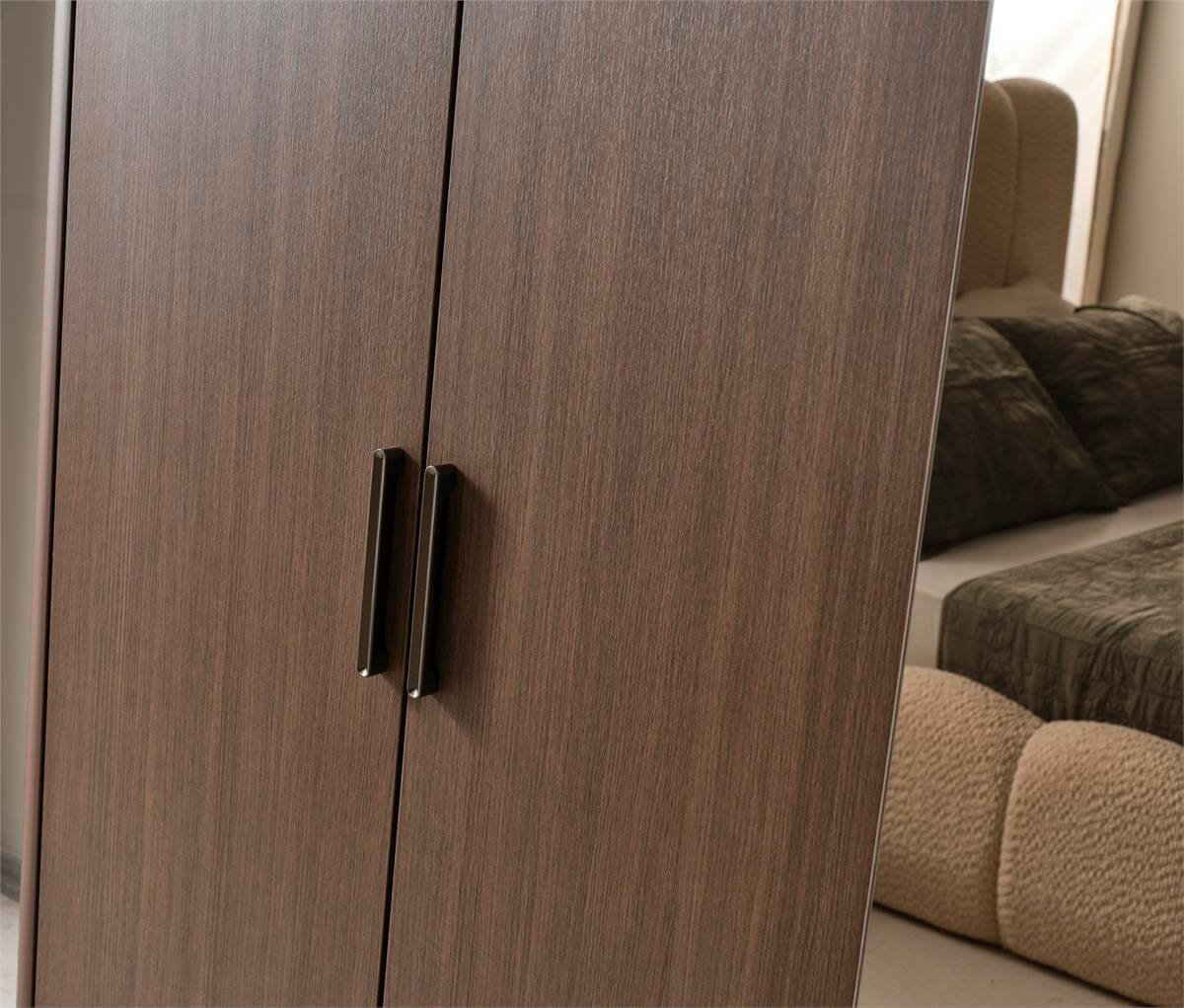 Aura Ceviz 6 Kapaklı Dolap