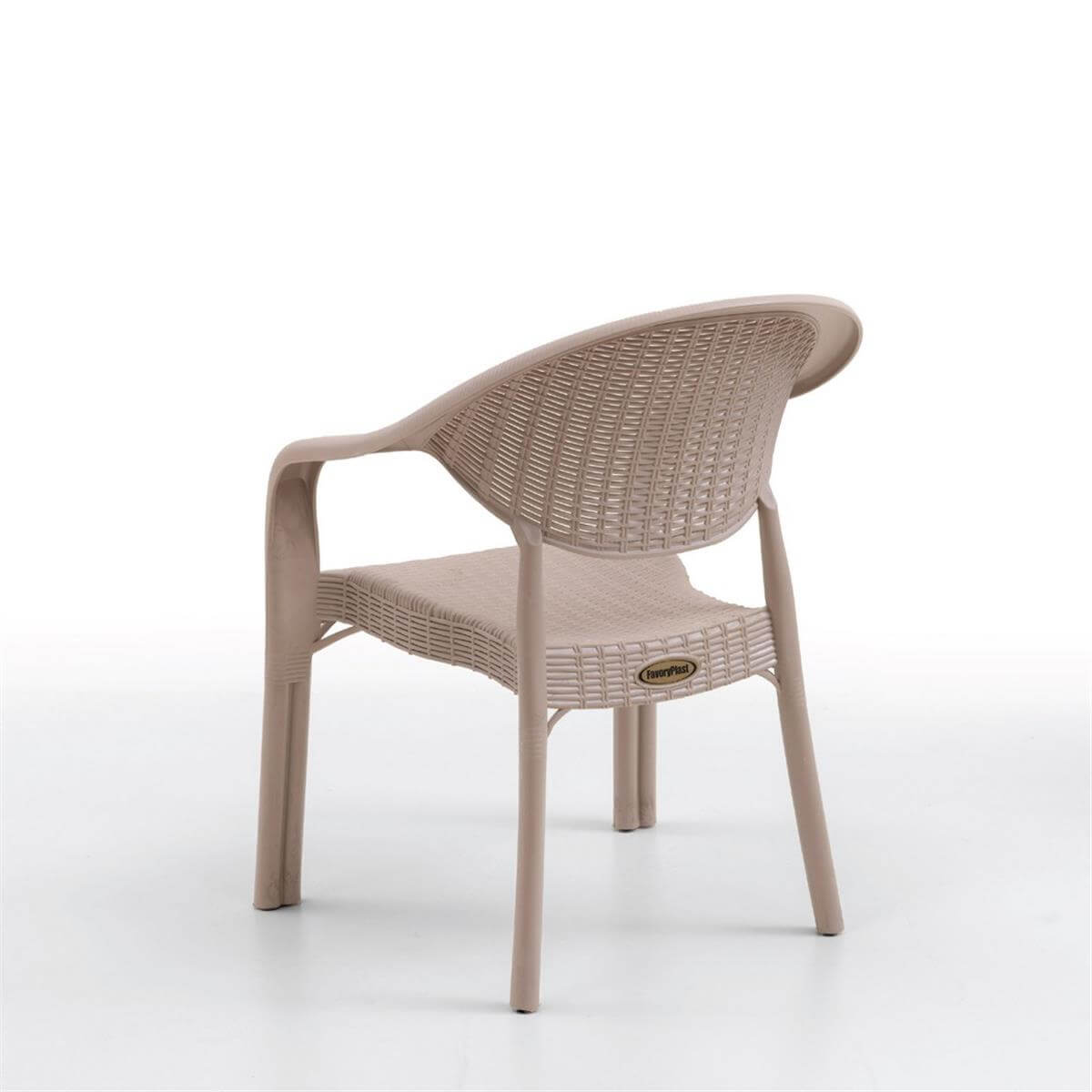 Bambu Pro Kollu Rattan Sandalye
