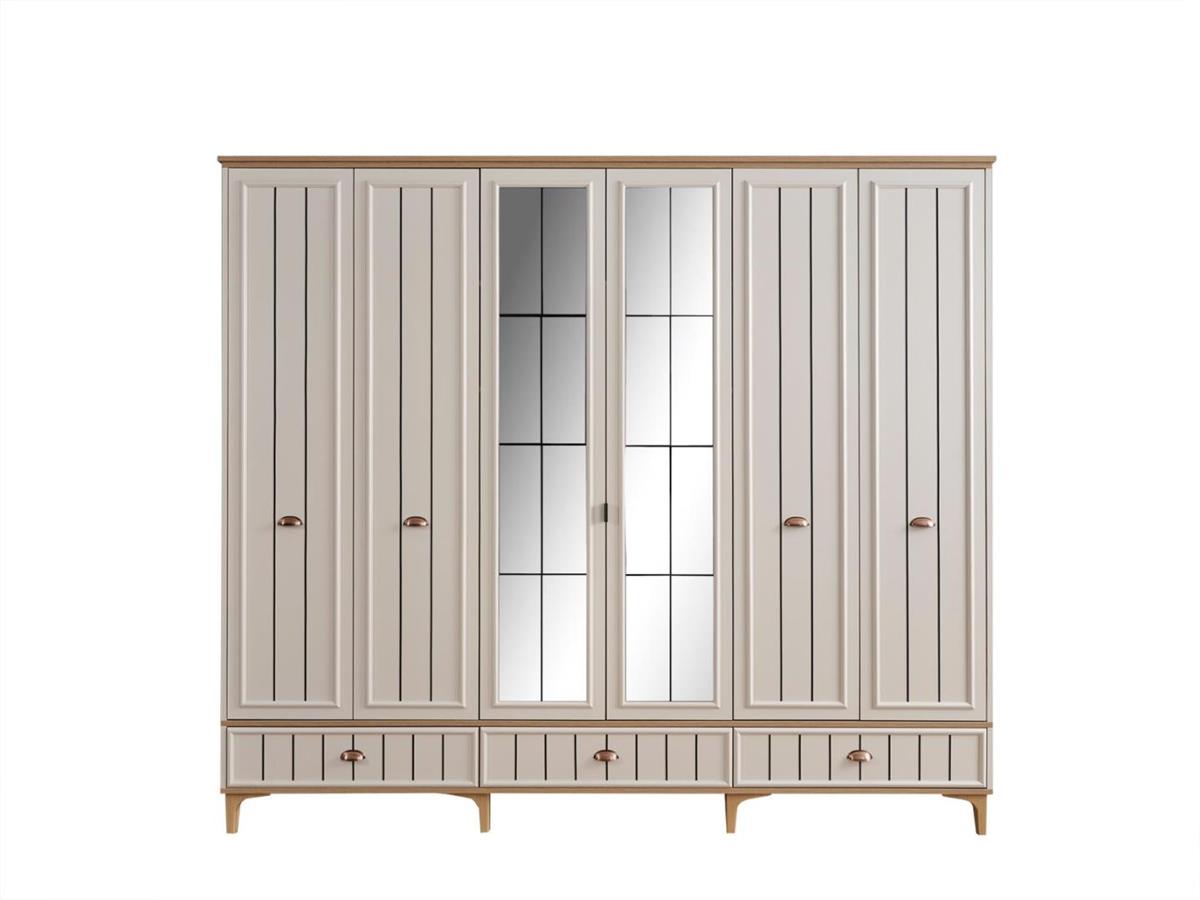 Bella 6 Kapaklı Dolap