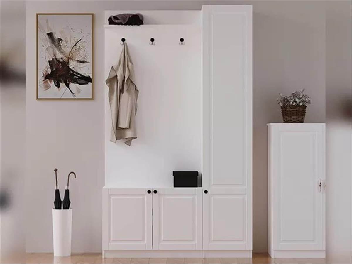 Mina Beyaz Country 120 cm Portmanto