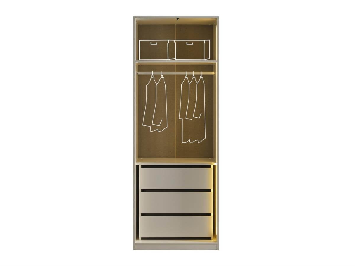 İnfinity 2 Kapaklı Çekmeceli Dolap