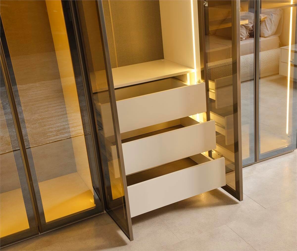 İnfinity 2 Kapaklı Çekmeceli Dolap