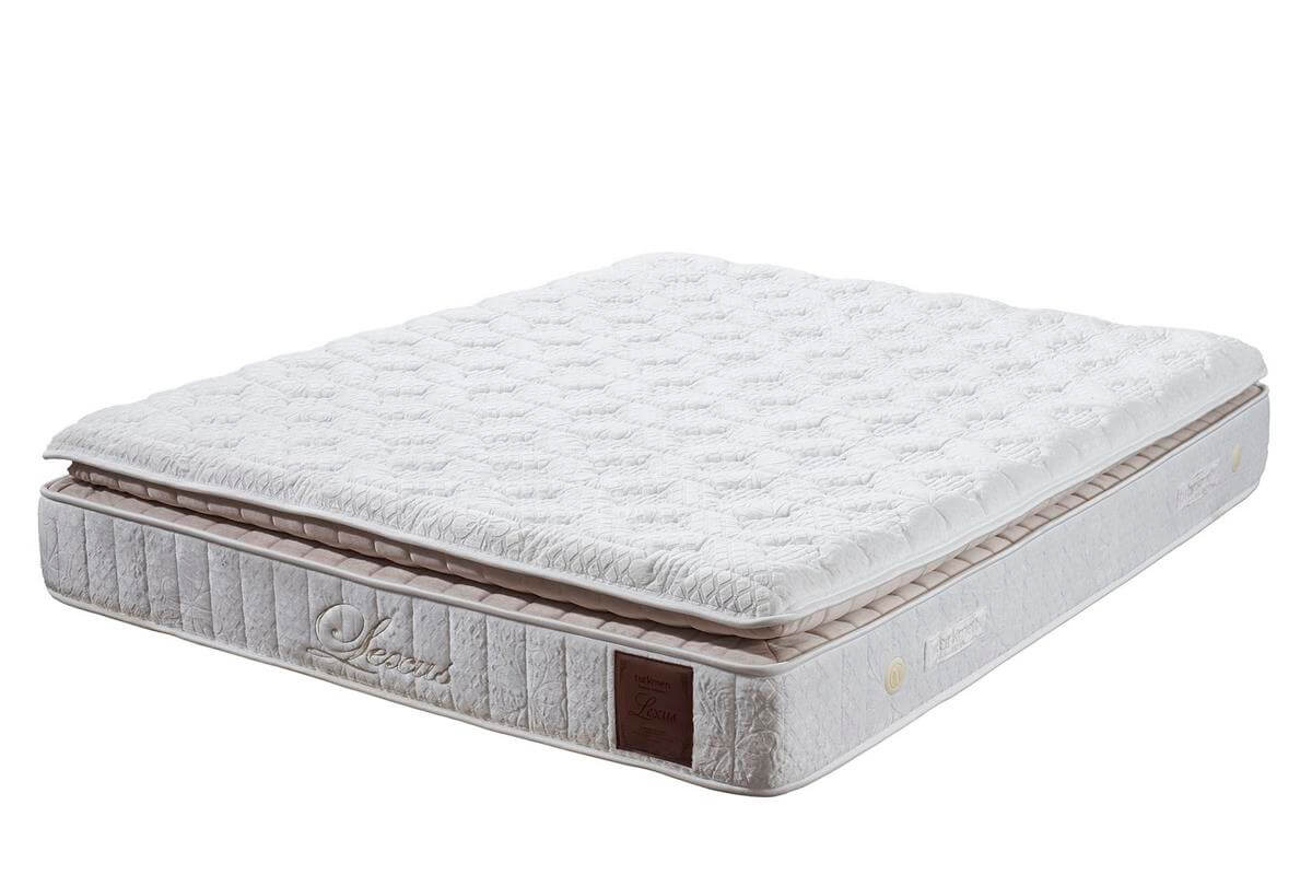 Lexus Krem Yatak Baza ve Başlık Seti