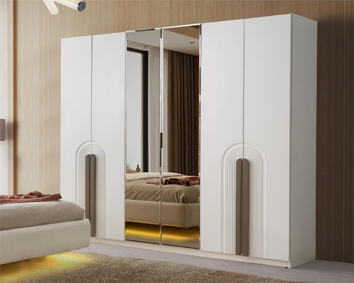 Marakeş MDF 6 Kapaklı Dolap
