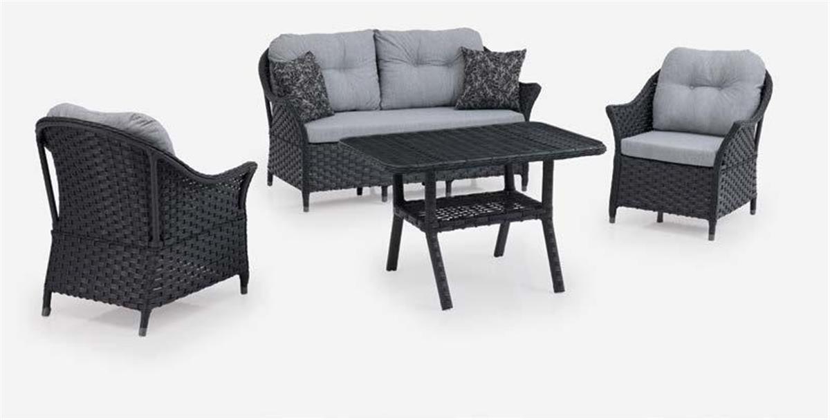 Orkide Rattan İkili Oturma Grubu