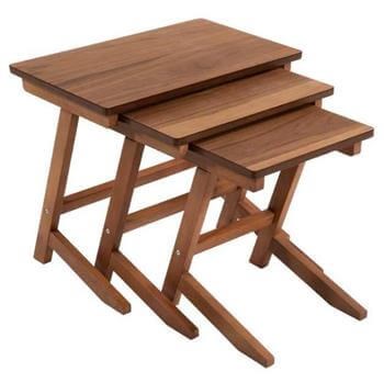 Almina Ceviz Zigon Sehpa